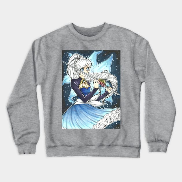 Weiss - RWBY Crewneck Sweatshirt by JuliaWaa